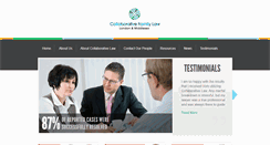 Desktop Screenshot of collabfamilylaw.com